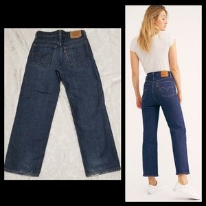 Cropped Style Levi's Jeans
